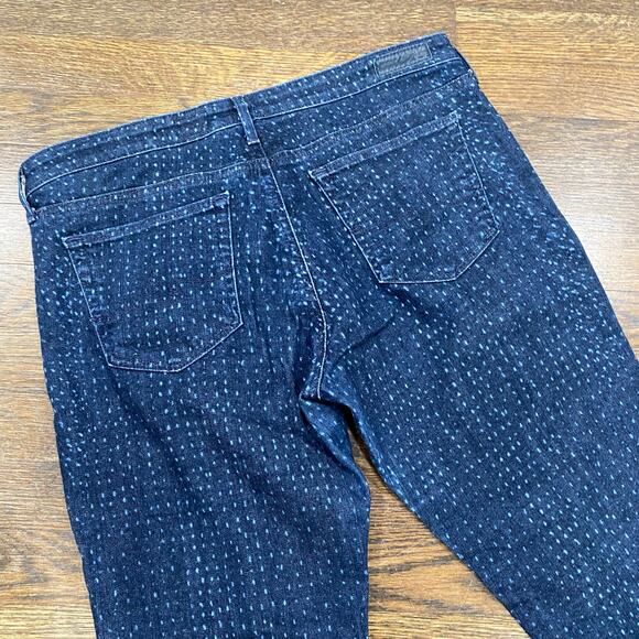 Adriano Goldschmied AG Stevie Ankle Jeans Size 32R Slim Straight Ankle Dotted - Picture 8 of 14